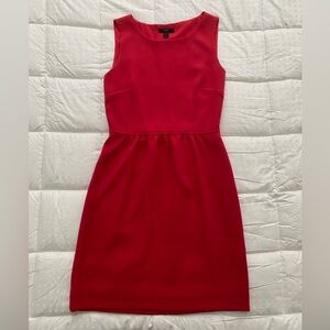 J.crew Camille dress, brick red, knee length, size 0
